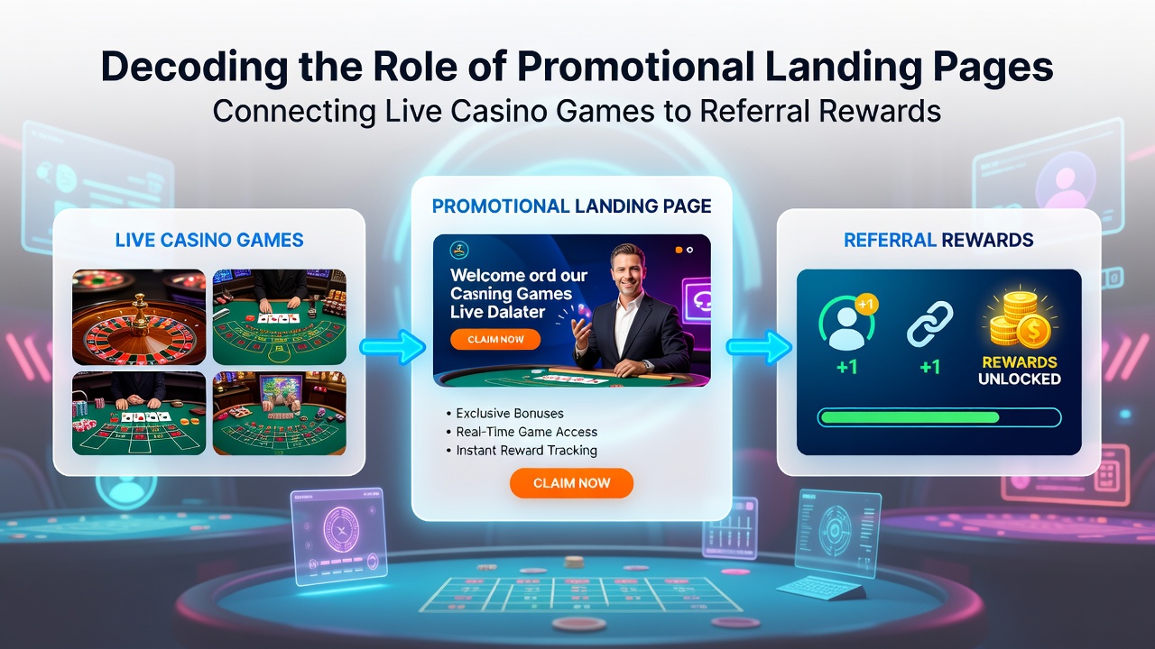 Detailed view of a referral reward dashboard merged with lottery draw progress indicators on a gaming platform landing page