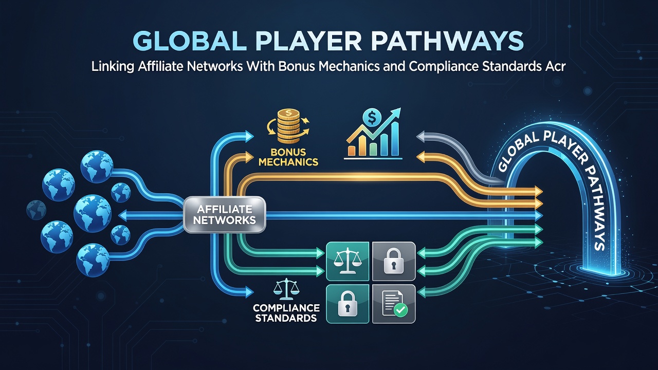Diagram showing compliance integration points within crypto gaming player pathways