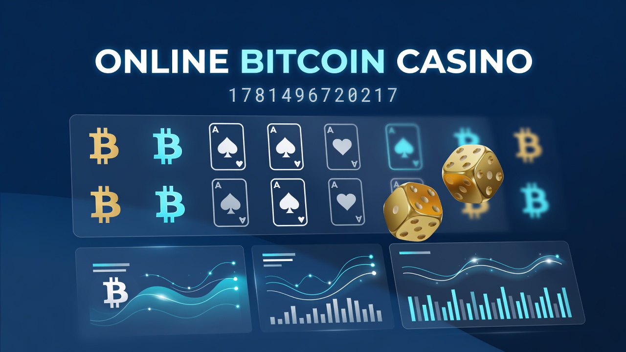 Overview of online Bitcoin casino interfaces showing cryptocurrency transaction flows and game selections